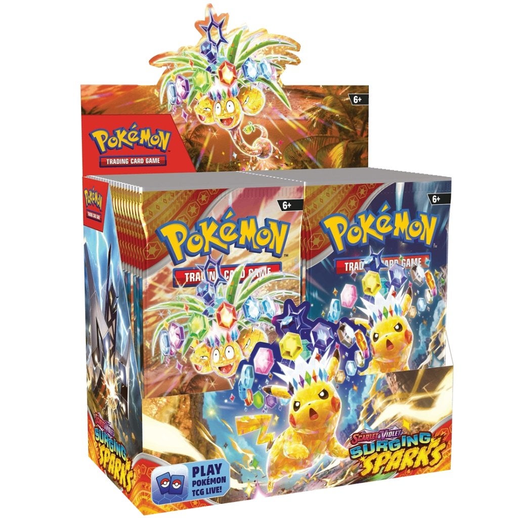 Surging sparks boosterbox, Hobby en Vrije tijd, Ophalen, Nieuw, Boosterbox, Foil