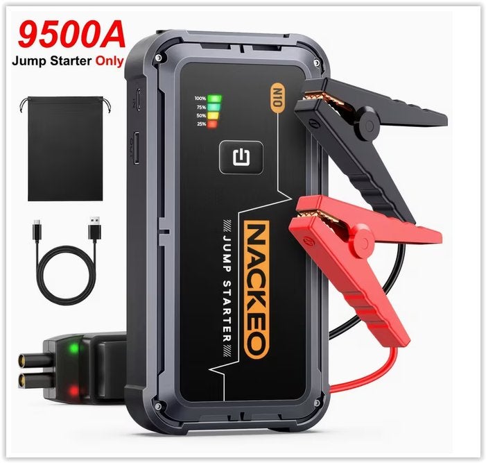 Démarreur de secours automatique 9500A Peak, boost, Auto-onderdelen, Accu's en Toebehoren, Amerikaanse onderdelen, Oldtimer onderdelen