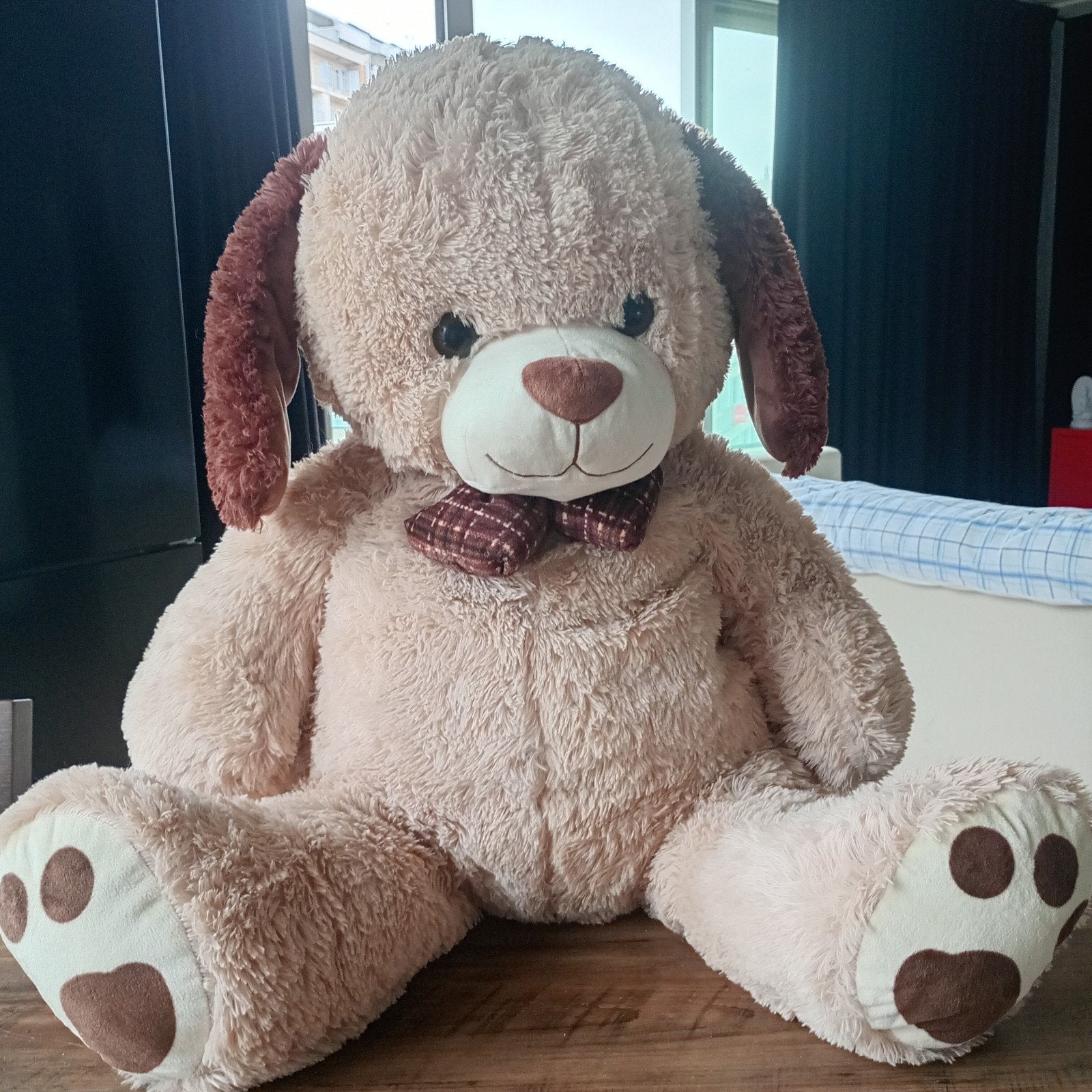 grote pluchen beer Max en Sax, ong 80cm, Enlèvement