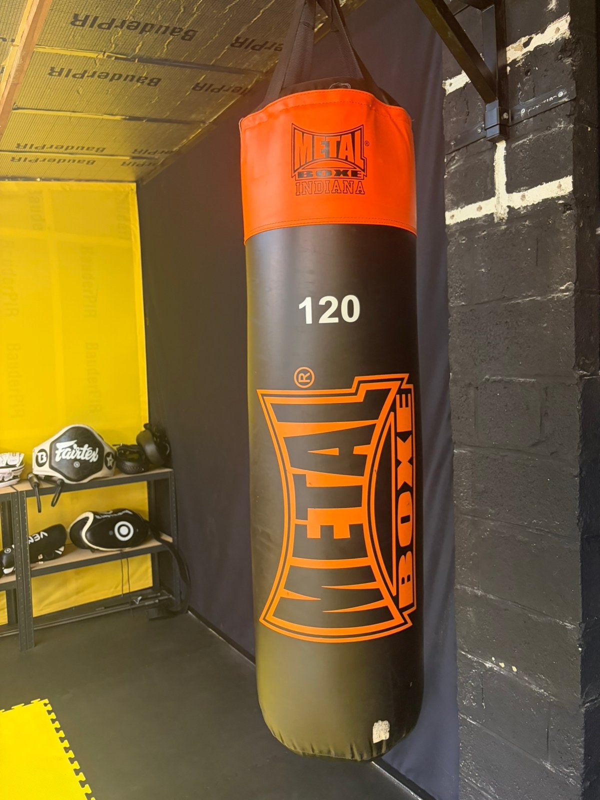 Sac de boxe METAL à vendre, Sports & Fitness, Enlèvement, Comme neuf, Sac de boxe