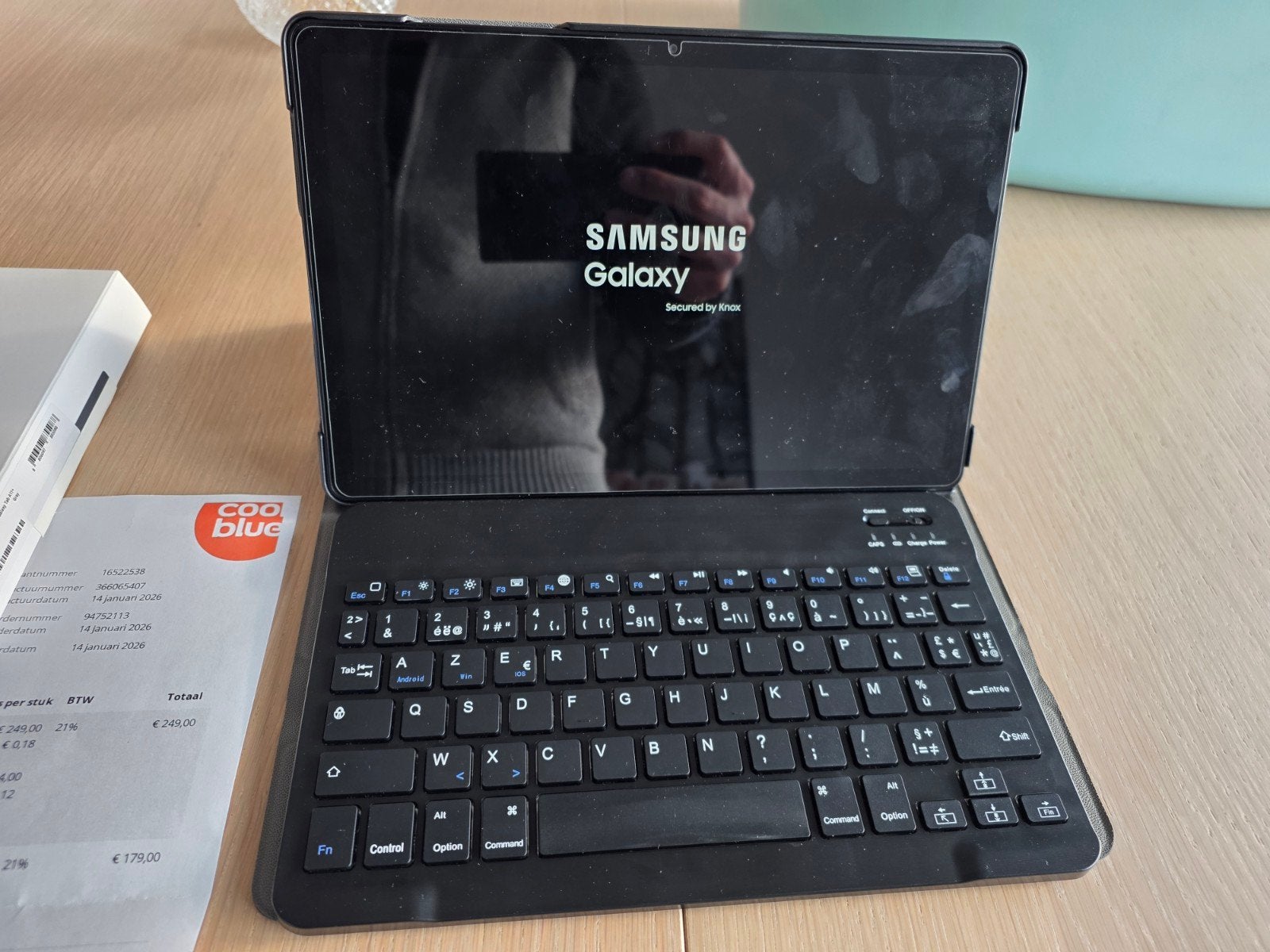 Samsung a11+ 256 met azerty toetsenbord, Computers en Software, Android Tablets, Ophalen of Verzenden