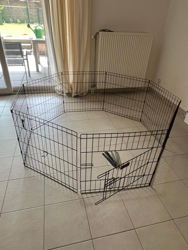 Puppyren 60 cm Hoog - 480 cm Omtrek, Dieren en Toebehoren, Hondenhokken, Ophalen, Zo goed als nieuw