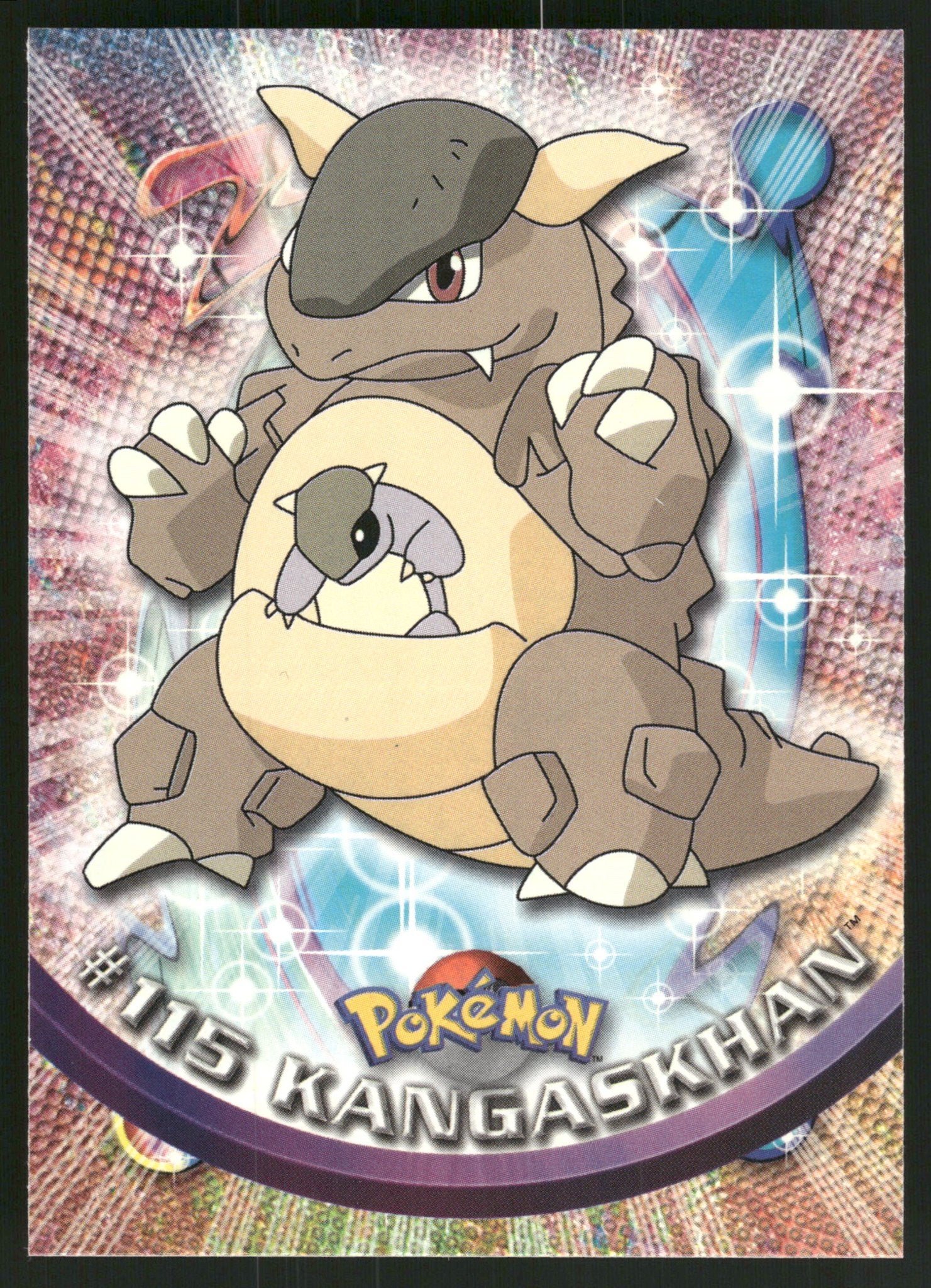 Kangaskhan 115/144 - Topps Series 2 (NM), Hobby en Vrije tijd, Verzenden