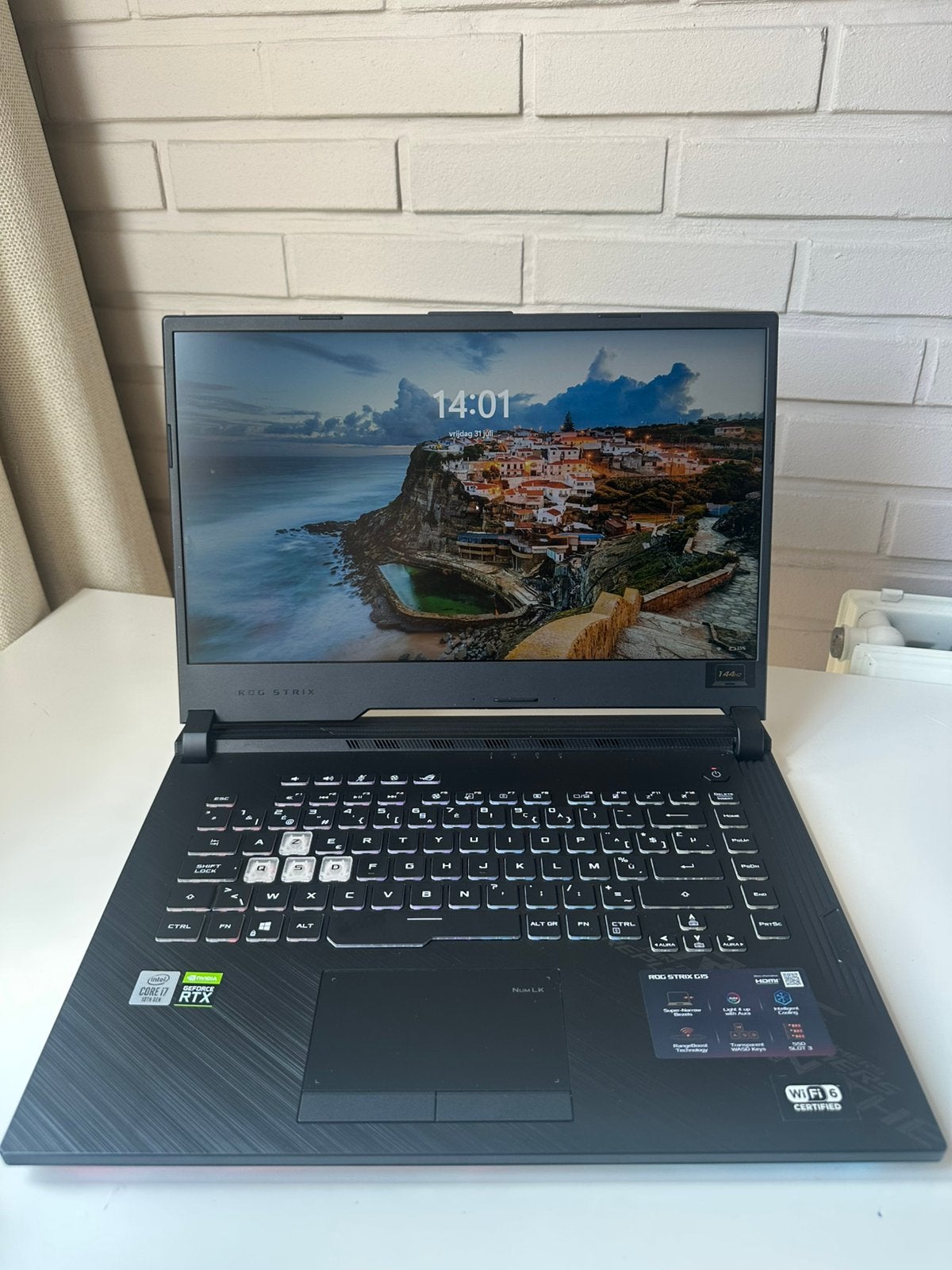 Asus gaming laptop, 15 inch, Ophalen of Verzenden, Zo goed als nieuw, Gaming