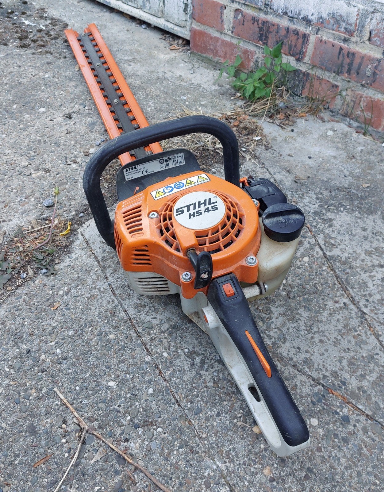 Stihl HS heggenschaar op benzine, Ophalen, Gebruikt, Benzine, STIHL