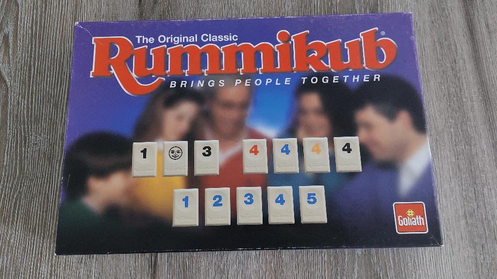 Rummikub, Hobby en Vrije tijd, Gezelschapsspellen | Overige, Drie of vier spelers, Ophalen, Gebruikt, Goliath