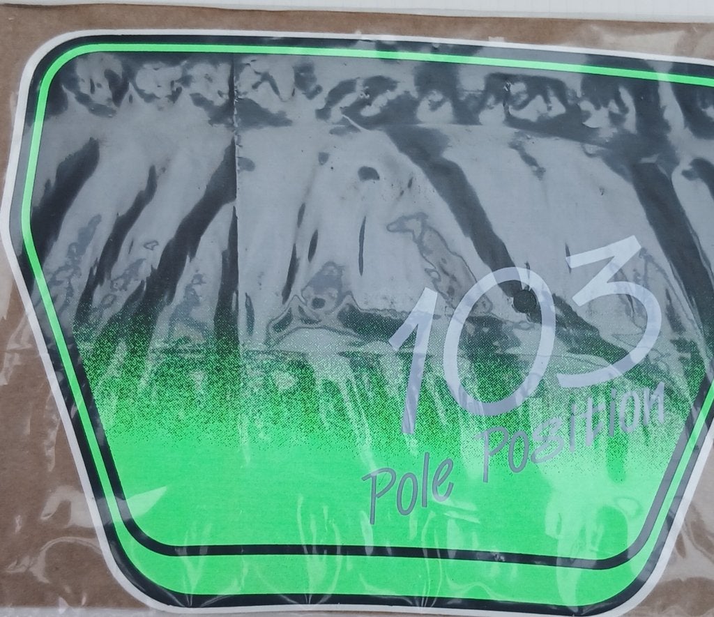 Peugeot  RCX / SPX  koplamp sticker Pole Position, Enlèvement ou Envoi, Neuf, Phare, Peugeot