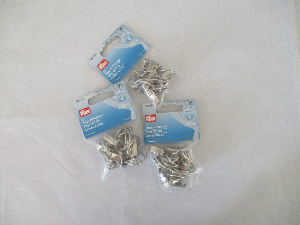 metalen prym klemmetjes met ring  nota hangers 30, Neuf, Autres marques, Enlèvement ou Envoi, Métal