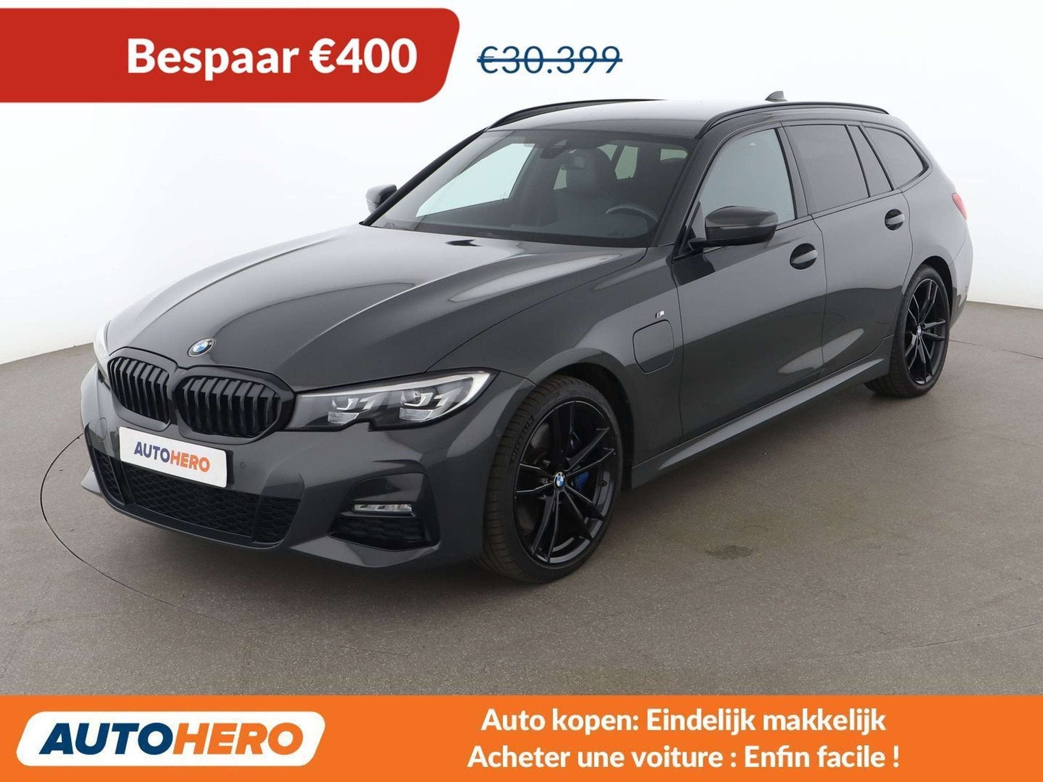 BMW 3 Serie 330 330e M Sport (bj 2020, automaat), Auto's, Automaat, Achterwielaandrijving, 1905 kg, Lichtsensor