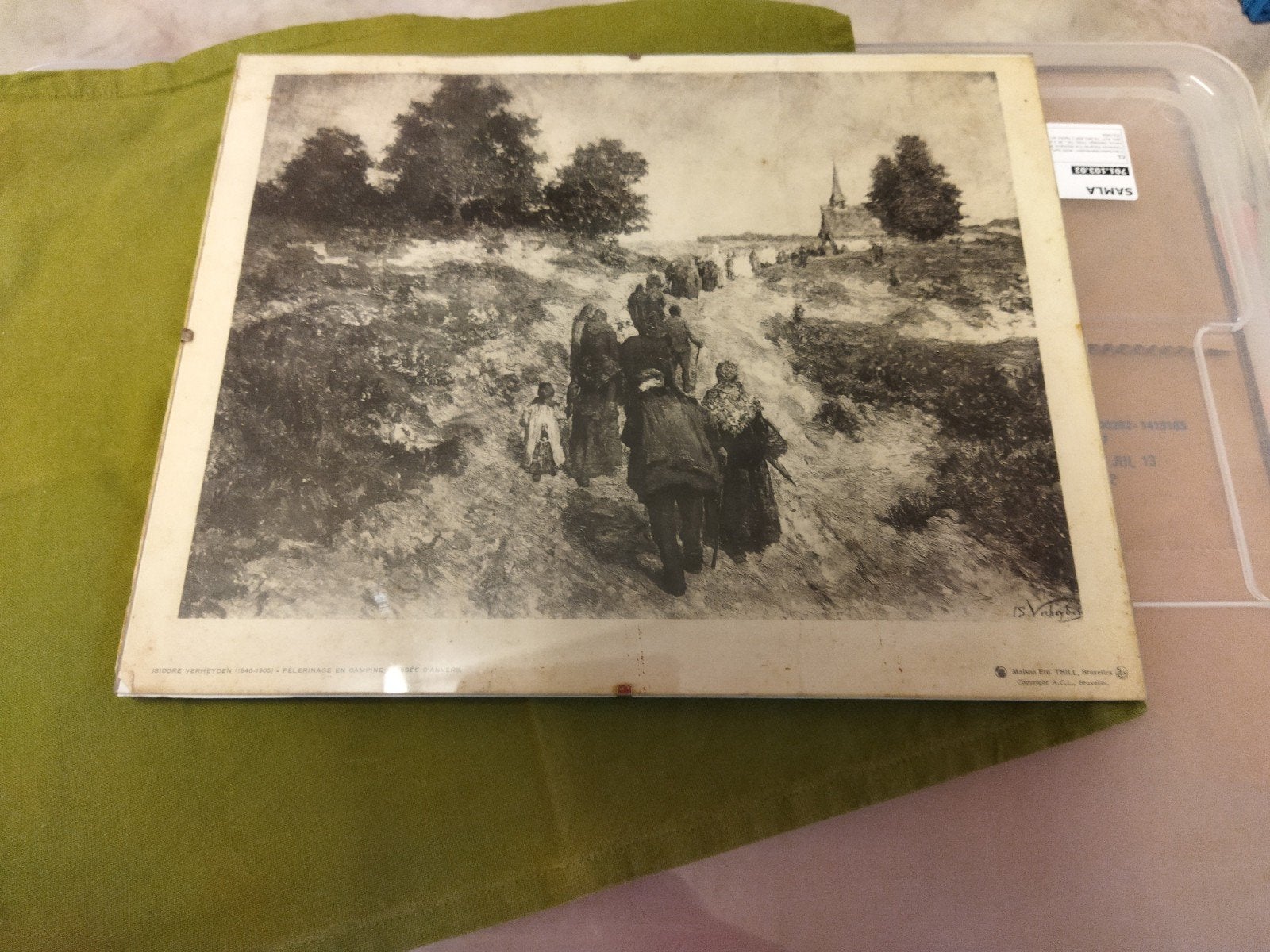 Reproductie Pelgrimstocht naar de Kempen, Ophalen
