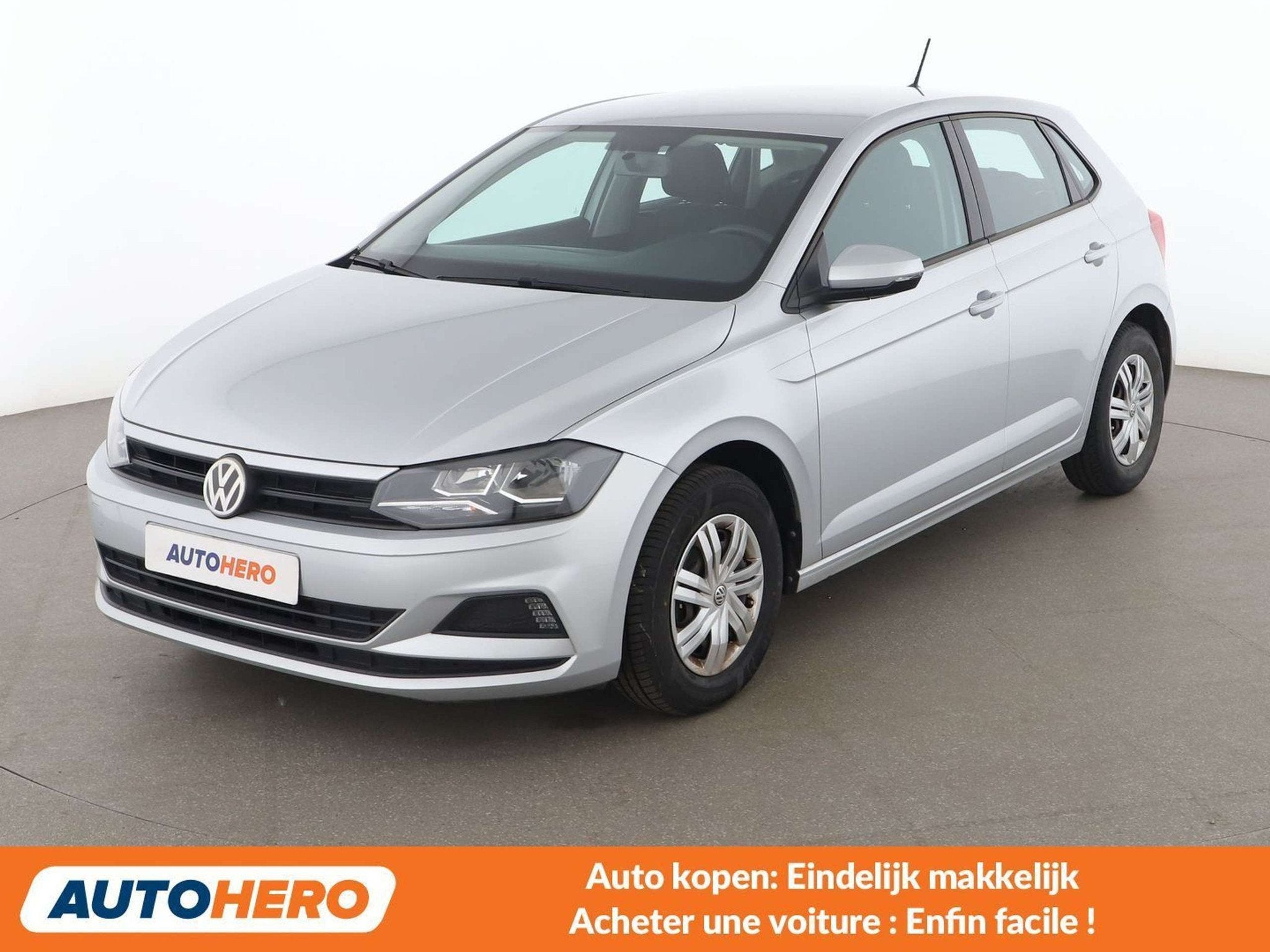 Volkswagen Polo 1.0 Edition (bj 2018), Auto's, Volkswagen, Voorwielaandrijving, Stof, Zwart, 110 g/km