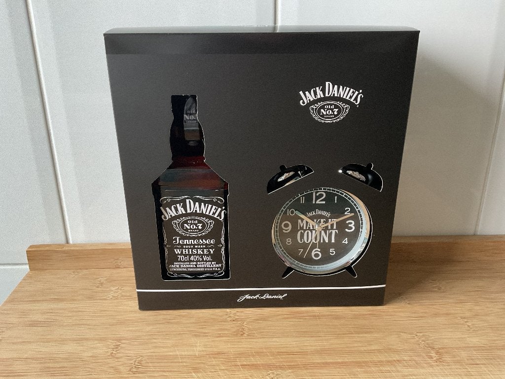 Whisky Jack daniels met wekker, Ophalen, Nieuw, Vol