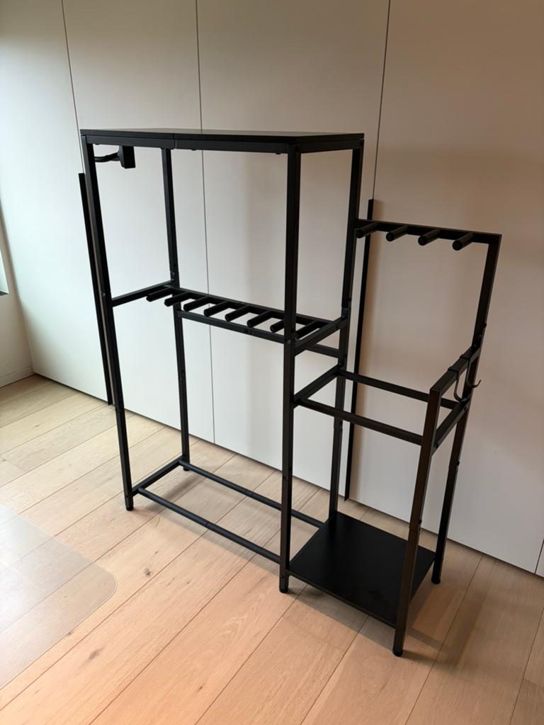 Gitaarrek (8 gitaren + 3 ukeleles), Huis en Inrichting, Woonaccessoires | Kamerschermen, Nieuw, Ophalen
