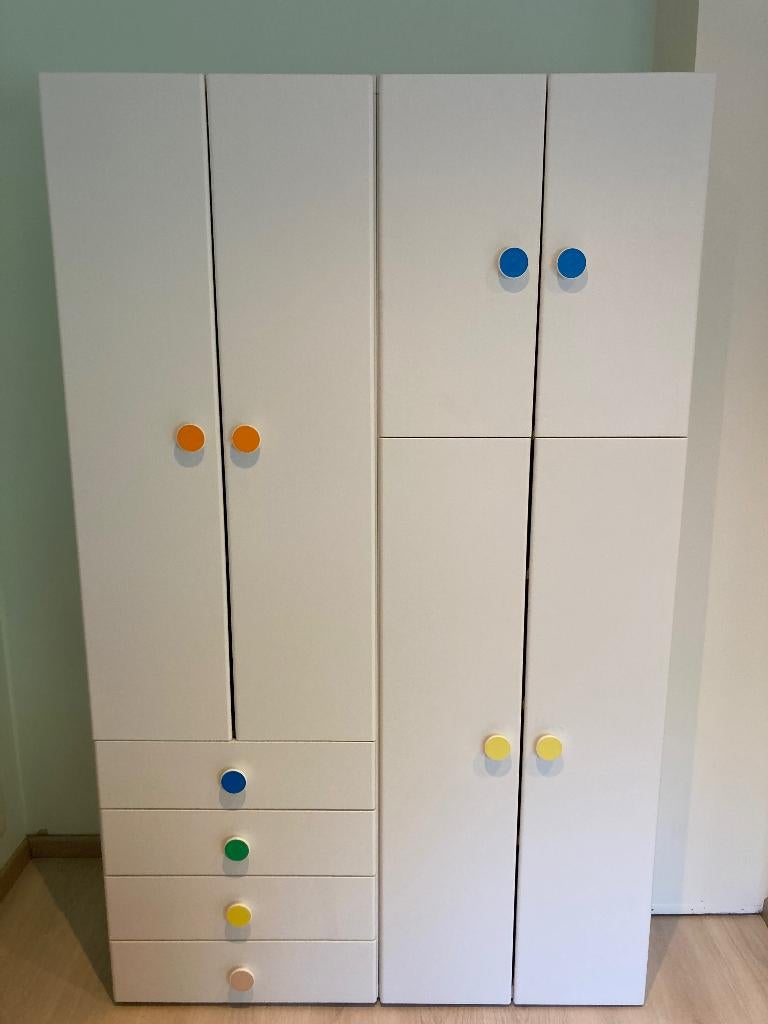 Witte IKEA kindergarderobe, Ophalen, Gebruikt, Kast, 50 tot 70 cm