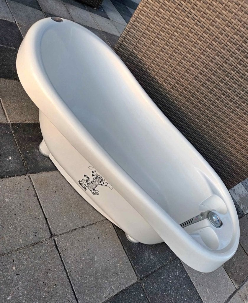 Babybadje, Enlèvement, Utilisé, Baignoire