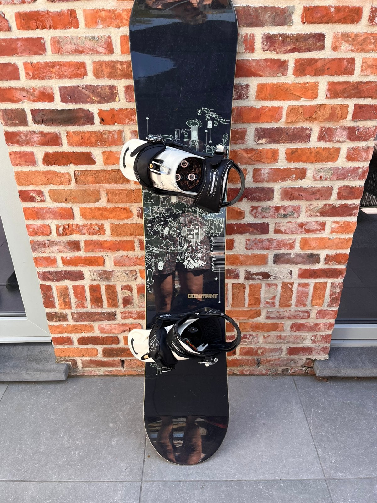 Snowboard burton + zak + Bindingen, Sport en Fitness, Snowboarden, Ophalen, Gebruikt, Board