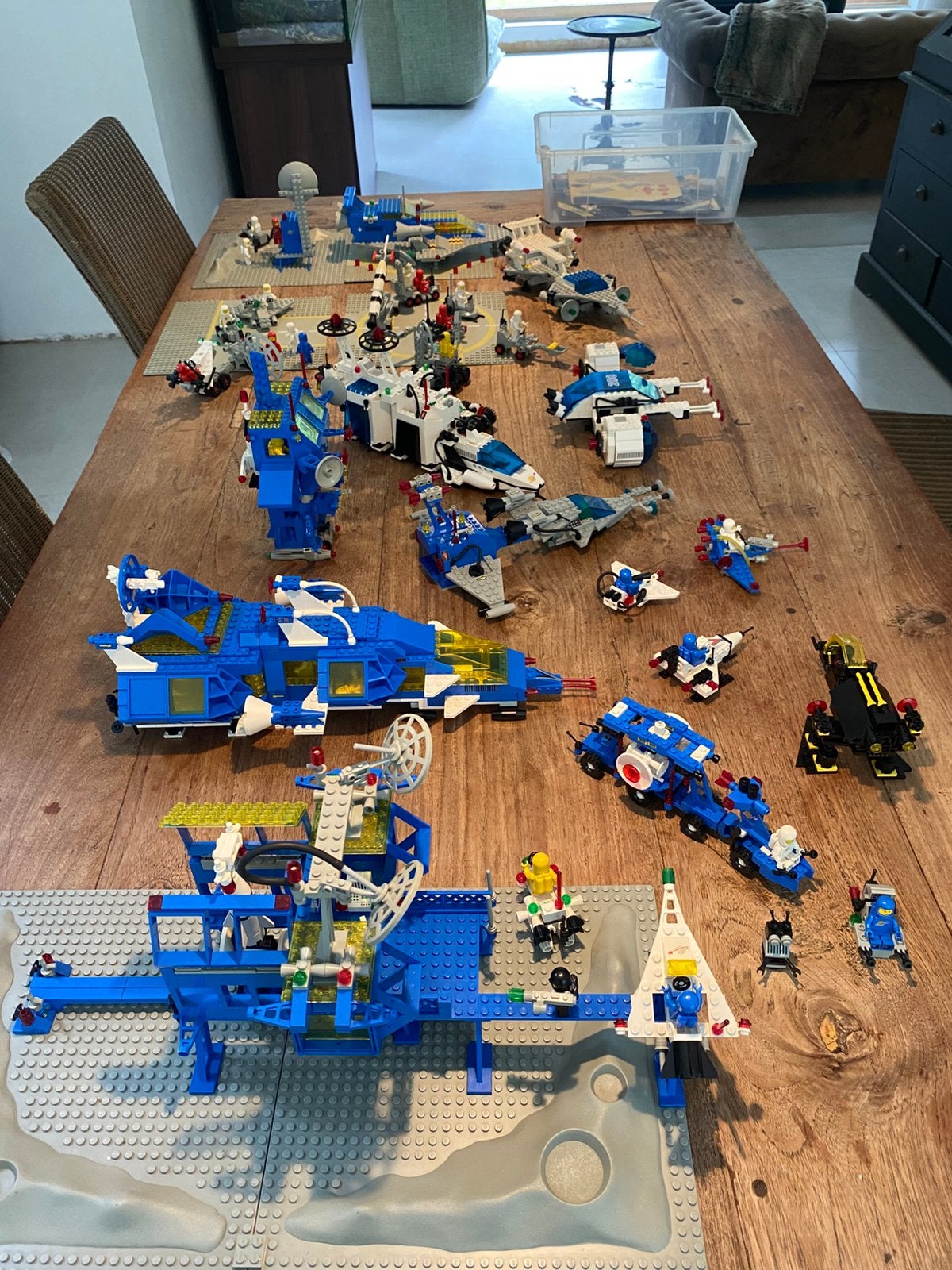 Lot 20 sets lego vintage space en losse onderdelen, Kinderen en Baby's, Speelgoed | Duplo en Lego, Compleet, Gebruikt, Lego, Ophalen of Verzenden