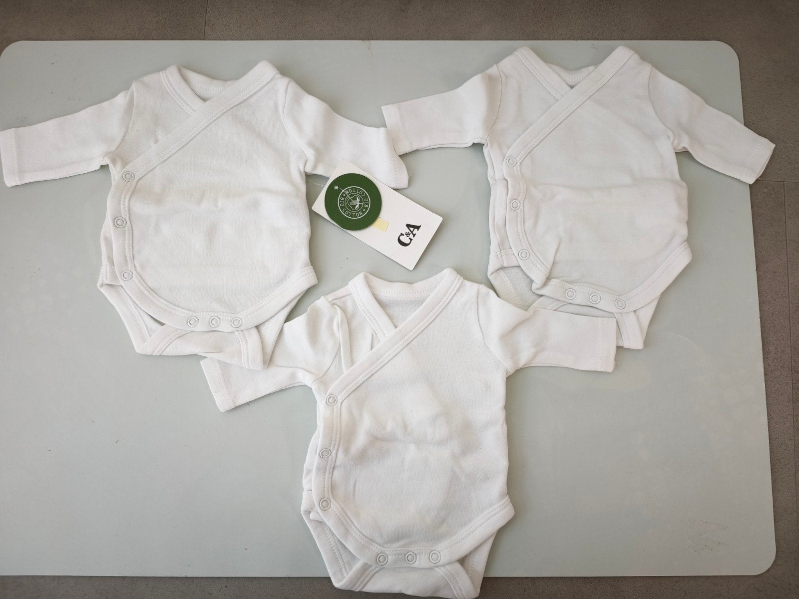 Nieuwe rompers/body's maat 50, Kinderen en Baby's, Nacht- of Onderkleding, C&A, Jongetje of Meisje, Nieuw