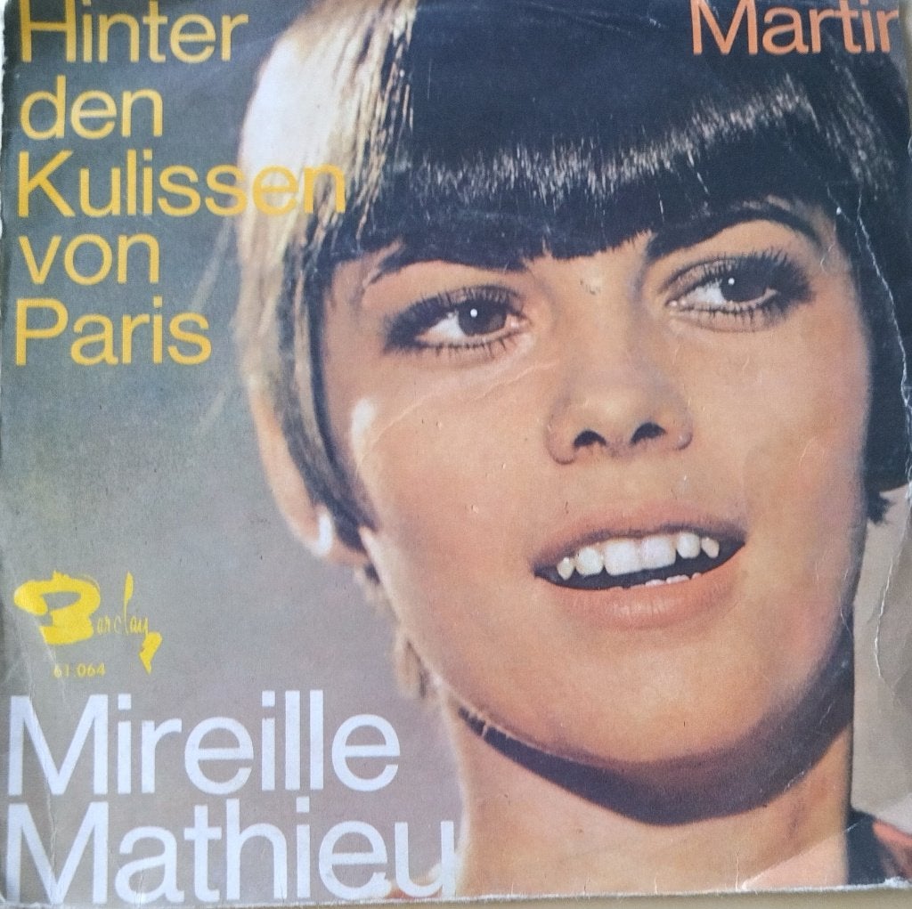 Mireille Mathieu - Hinter den kulissen von Paris, Fotohoes, 7 inch, Single, Ophalen of Verzenden