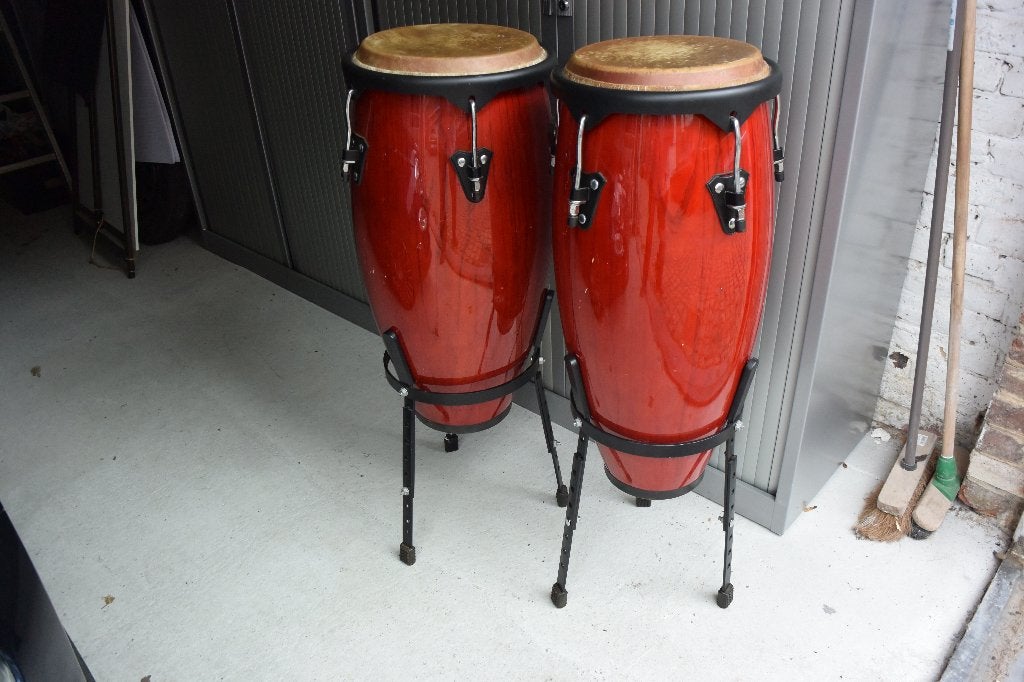 Paire de congas, Muziek en Instrumenten, Percussie, Ophalen, Gebruikt, Trommel