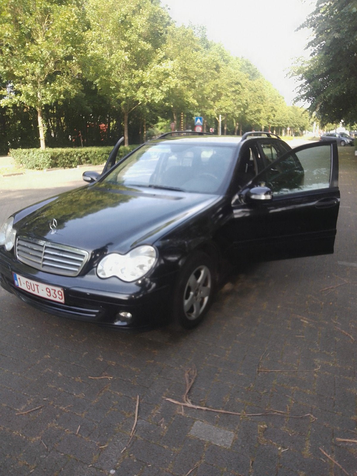 Mercedes c 200d, Autos, Mercedes-Benz, Achat, Entreprise, Boîte manuelle, Noir