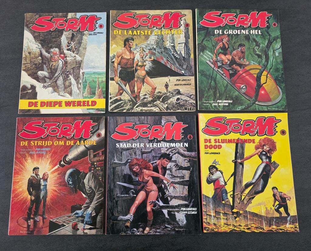 Lot strips: Storm, Boeken, Stripverhalen, Ophalen of Verzenden, Gelezen