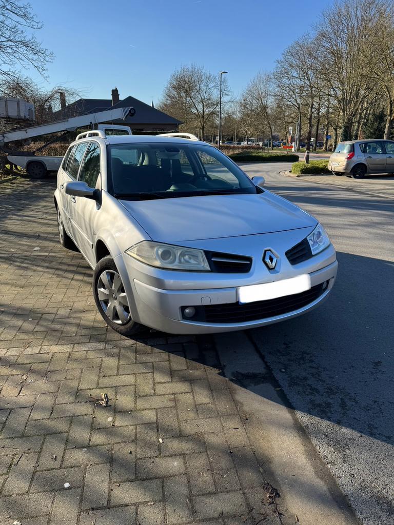 Renault megane break, Auto's, Renault, Zwart, 4 cilinders, Beige, 5 deurs