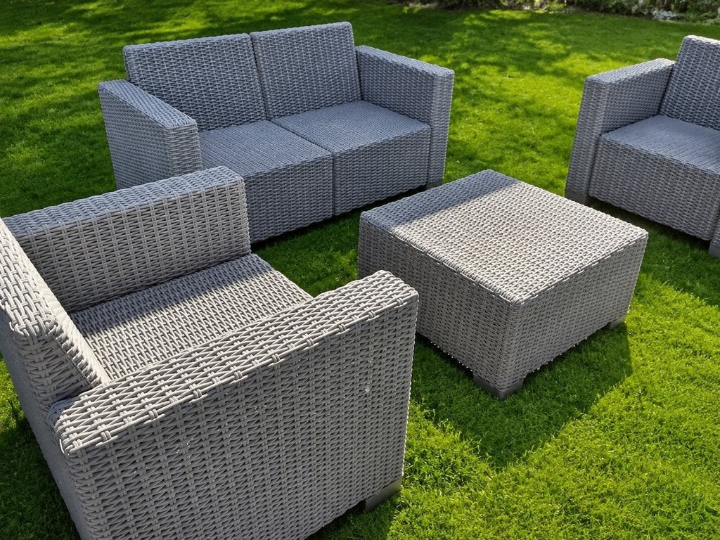 loungeset/tuinset California, Enlèvement, Utilisé, Synthétique, Sets de jardin