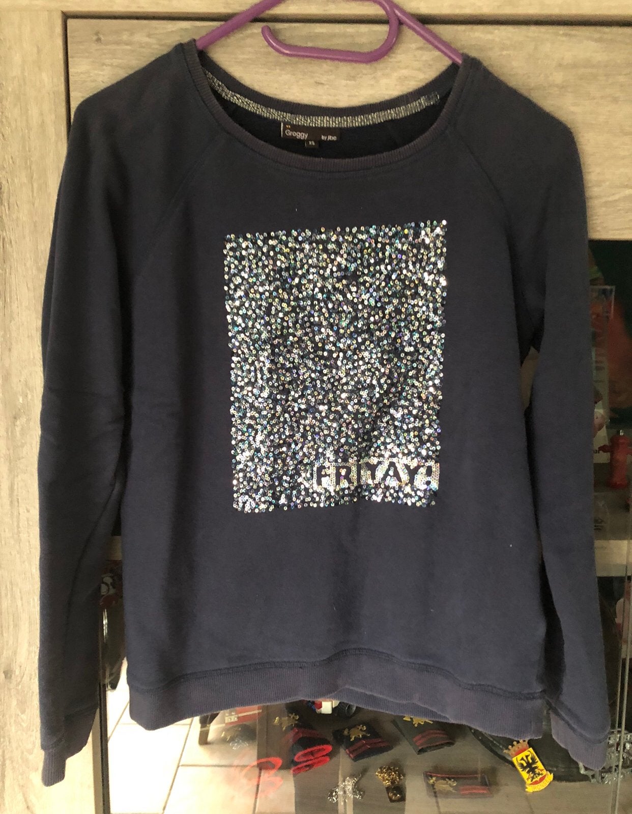 Donkerblauwe trui JBC maat XS, Vêtements | Femmes, Pulls & Gilets, Enlèvement, Comme neuf, Taille 34 (XS) ou plus petite, Bleu