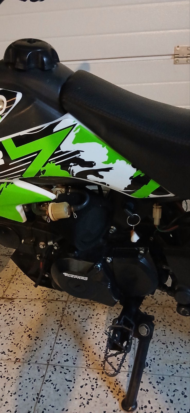 Motor gepard, Enlèvement