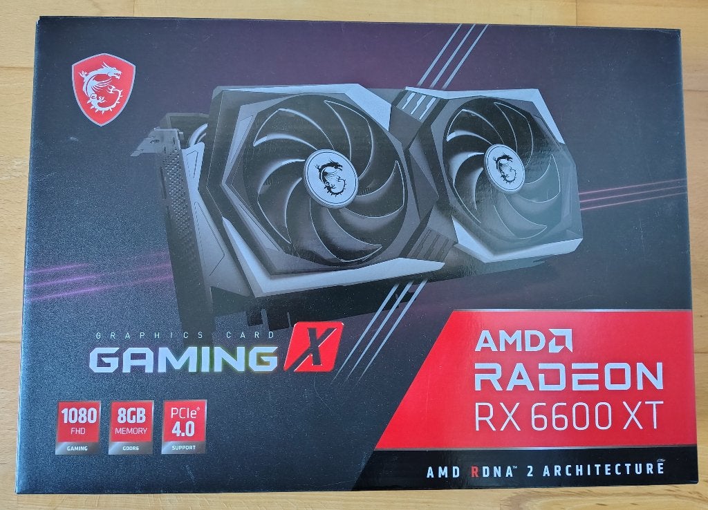 MSI Radeon RX 6600 XT GAMING X 8GB, Computers en Software, Ophalen, Gebruikt