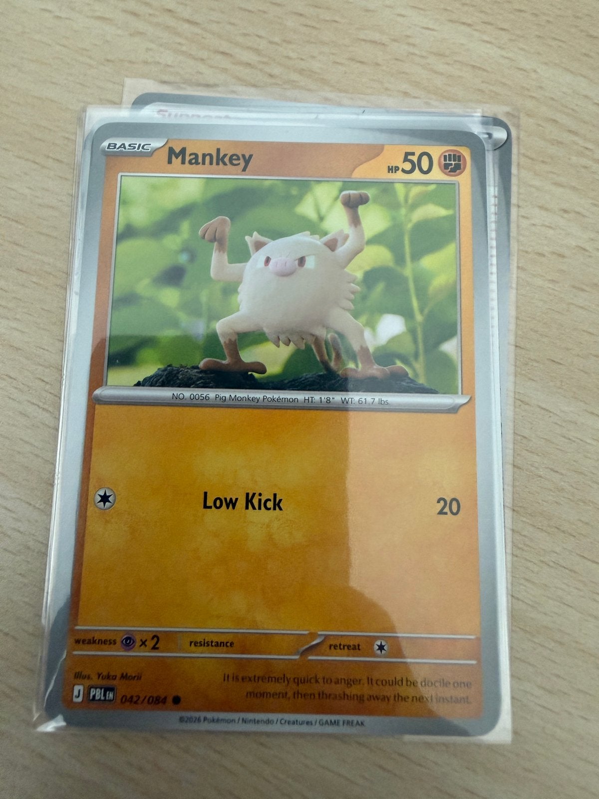 Mankey 042 Pitch black, Hobby en Vrije tijd, Ophalen, Zo goed als nieuw