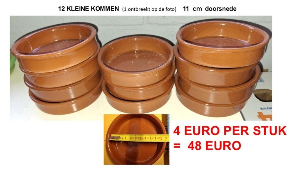 PLATS EN TERRE CUITE, Brun, Autres types, Comme neuf, Enlèvement