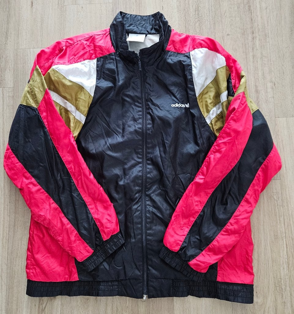 Adidas vintage 1990s windbreaker, Kleding | Heren, Ophalen of Verzenden, Zo goed als nieuw, Maat 56/58 (XL), Adidas