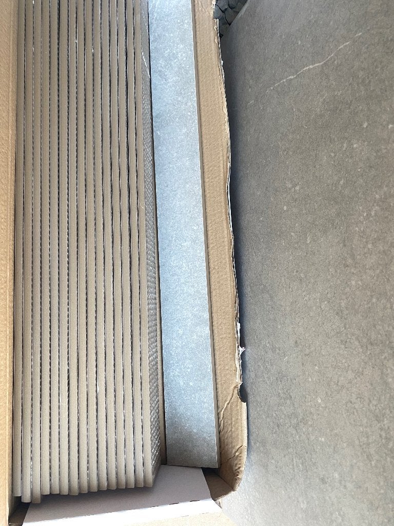 18 lopende meter afgeronde plinten, Ophalen, Nieuw, Minder dan 100 cm, Plinten