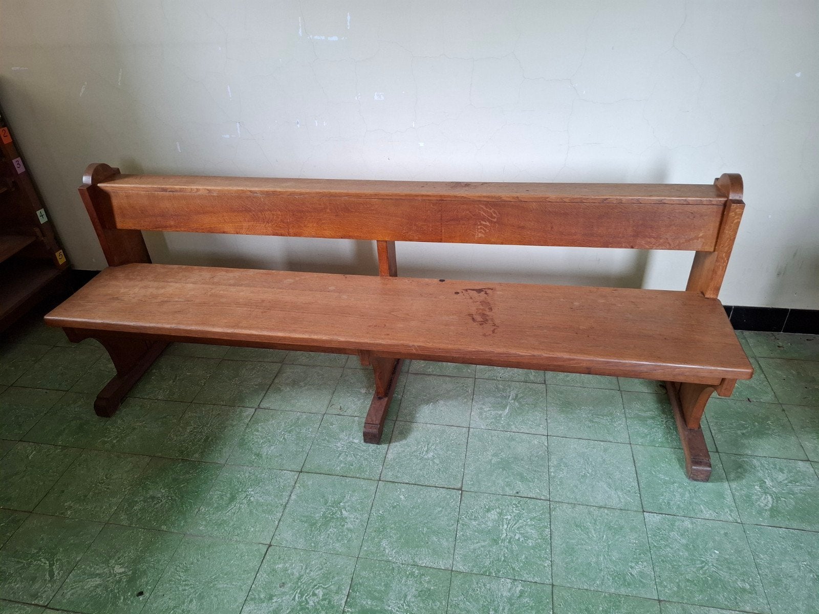 Authentique banc d'église ancien, Enlèvement