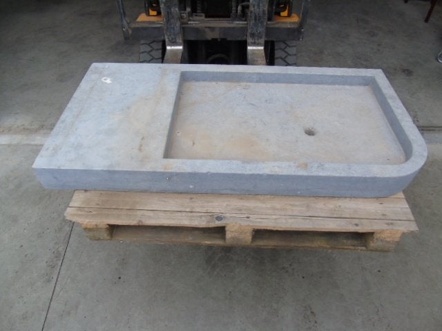 blauwe stenen wasbak, prachtige antieke wasbakken! Arduin, Ophalen, Steen, Minder dan 30 cm, 100 cm of meer
