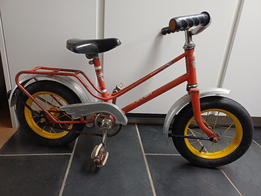 retro kinderfiets, Fietsen en Brommers, Ophalen, Gebruikt, Terugtraprem, Overige merken