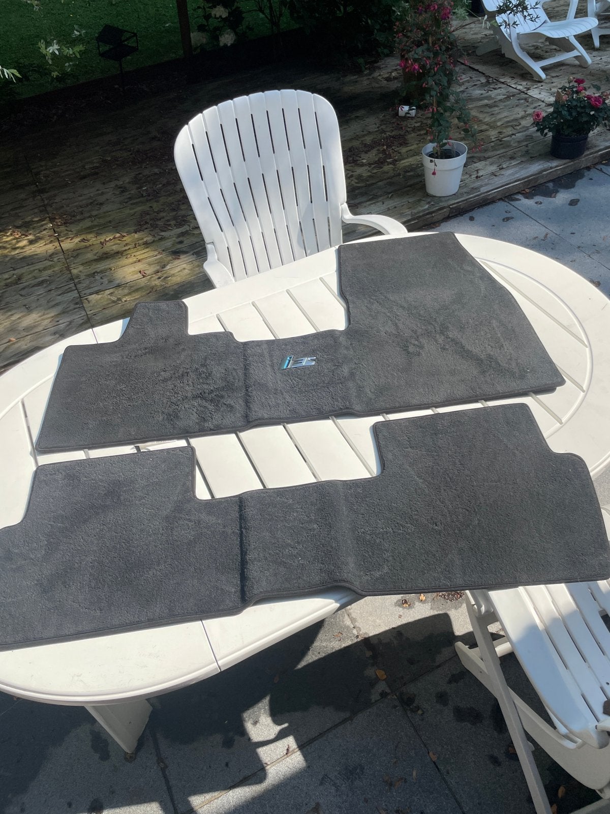 Tapis de voiture i3s bmw set complet avant et arriere, Enlèvement
