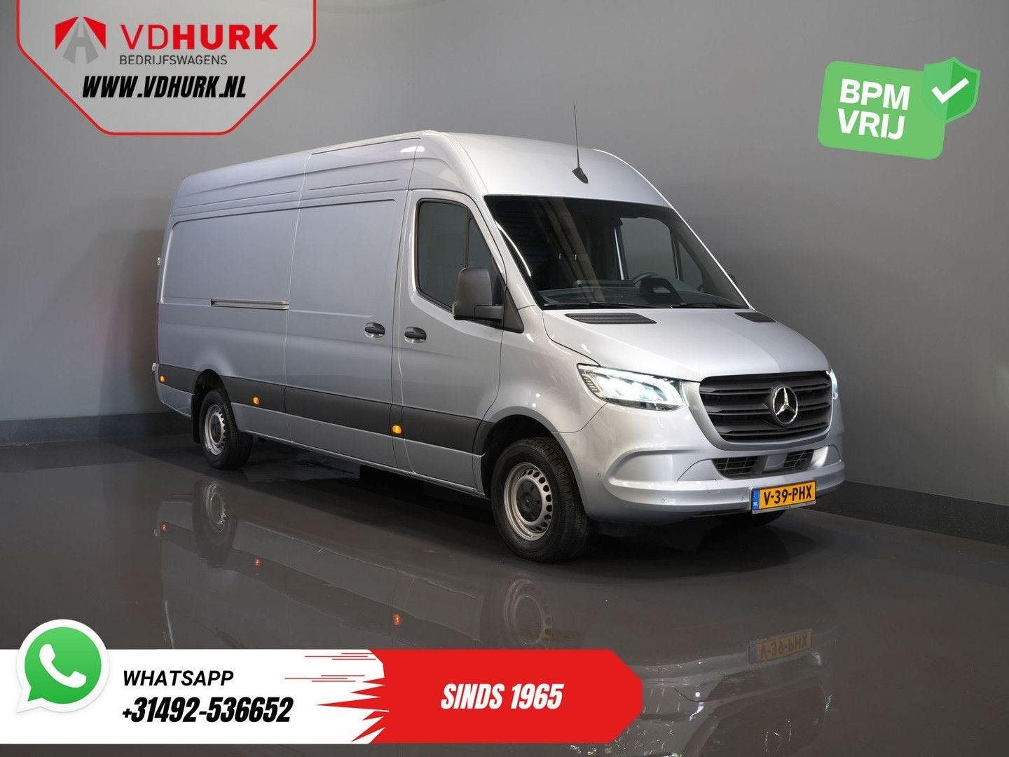 Mercedes-Benz Sprinter 317 CDI Aut. L3H2 3.5t Trekverm./ LED, Auto's, Automaat, Mercedes-Benz, Bedrijf, Diesel