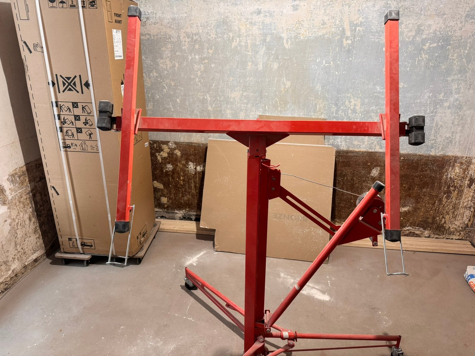 Élévateur à plaques/girafe, Enlèvement, Utilisé