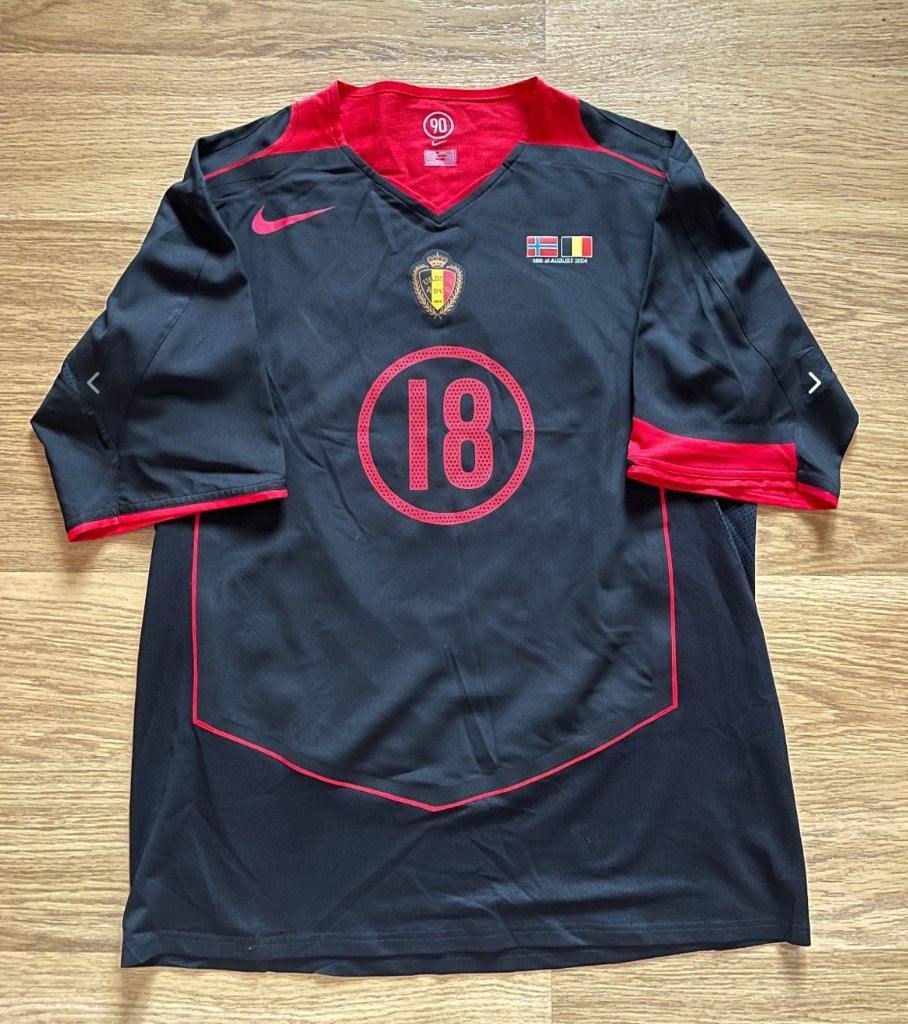 Maillot Belgique préparé 2002 Jelle Van Damme, Enlèvement ou Envoi, Comme neuf, Maillot
