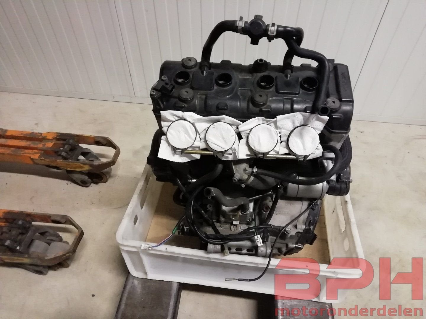 Motorblok Suzuki GSX-R 600 K4 - K5 2004 t/m 2005 engine GSXR, Ophalen, Gebruikt, -, -