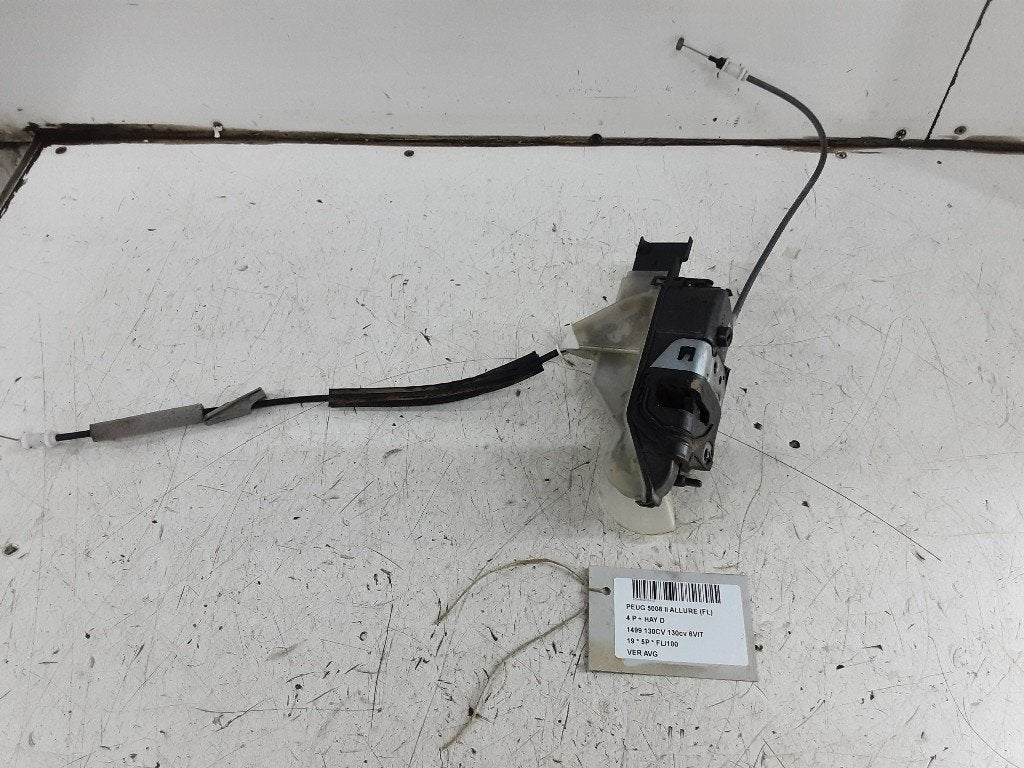 SERRURE DE PORTE AVANT GAUCHE 5008 II (M4 / MC / MJ / MR), Gauche, Mevr. I. Hauben, Utilisé, Rue de l'Espoir 34 34
4030  GRIVEGNÉE, BE