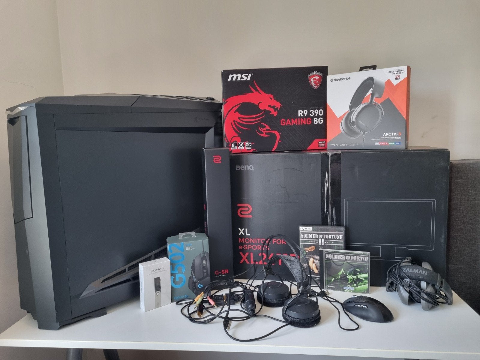 Complete Gaming & Retro Mega Setup – SilverStone Raven RV-1, Ophalen, Gebruikt, Met videokaart, Gaming