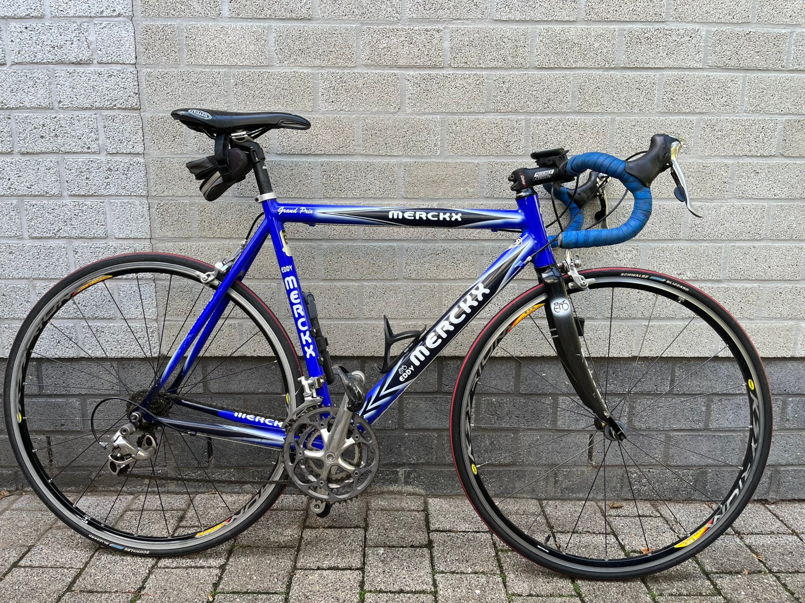 Fiets eddy Merckx, Fietsen en Brommers, Ophalen, 28 inch, Gebruikt, Velgrem