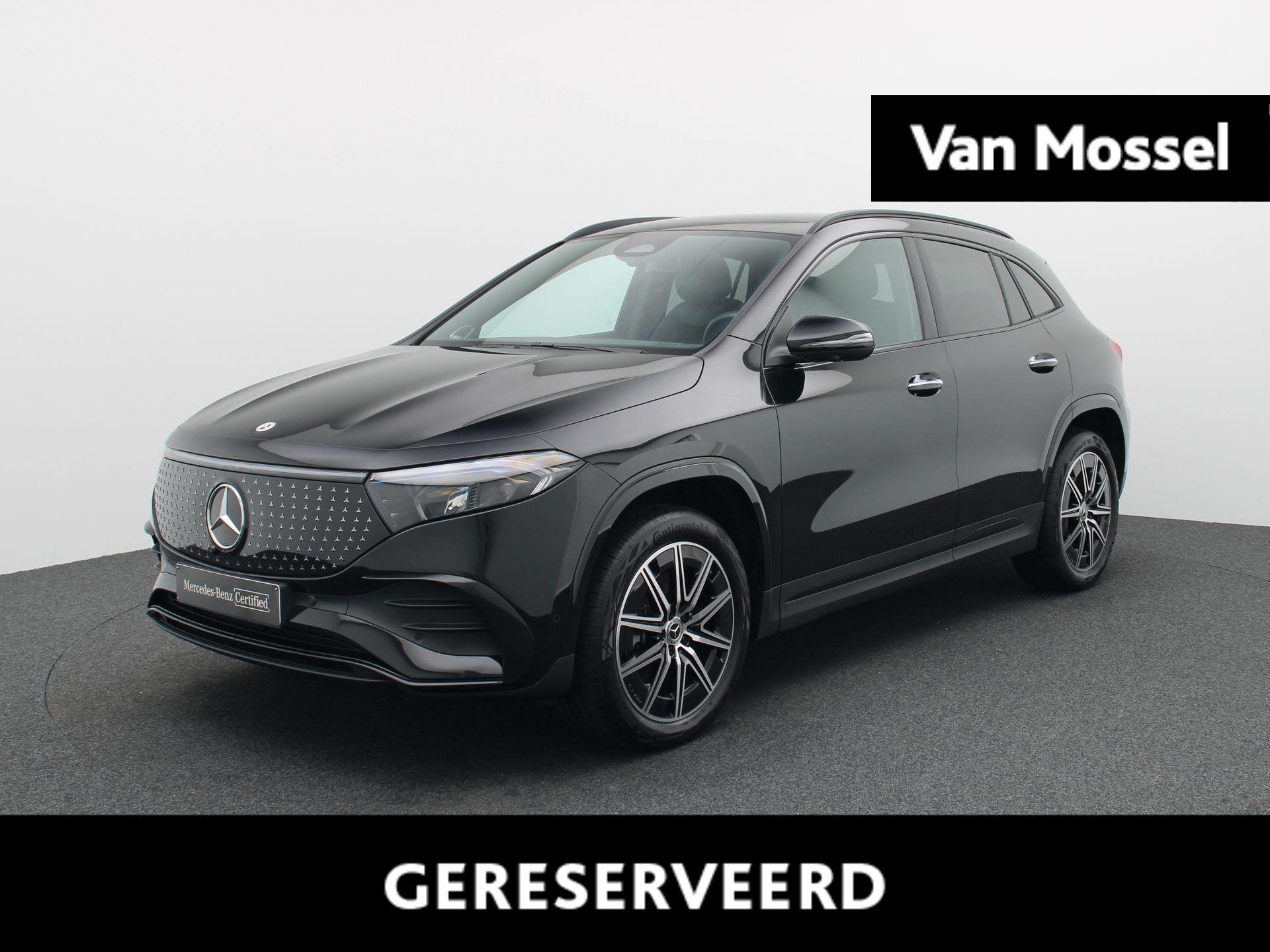 Mercedes-Benz EQA 250+ Star Edition + AMG LINE + BURMESTER +, Auto's, Mercedes-Benz, Dealer onderhouden, Stof, Gebruikt, Zwart