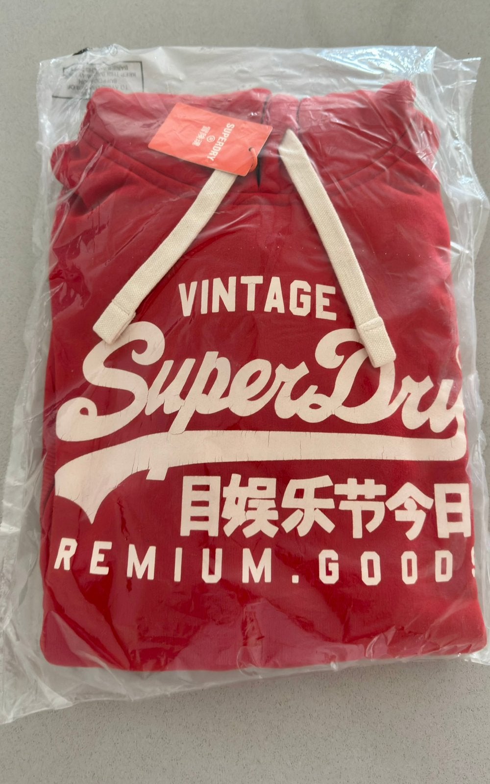 Superdry & Co VINTAGE LOGO HERITAGE - Hoodie - risk red, Ophalen of Verzenden, Nieuw, Maat 48/50 (M), Rood