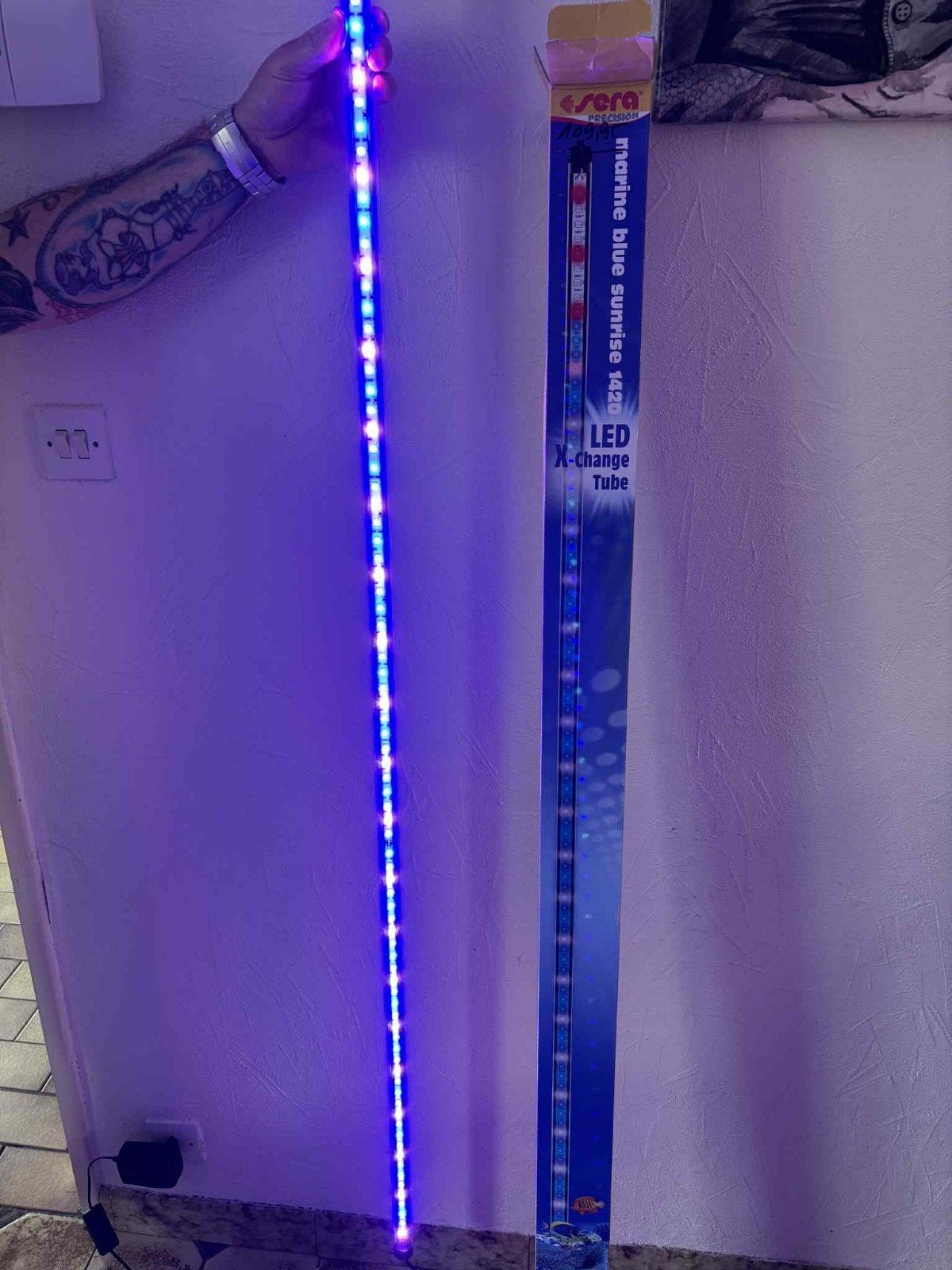 Tube led bleu, Enlèvement, Comme neuf, Decoratie, Sera
