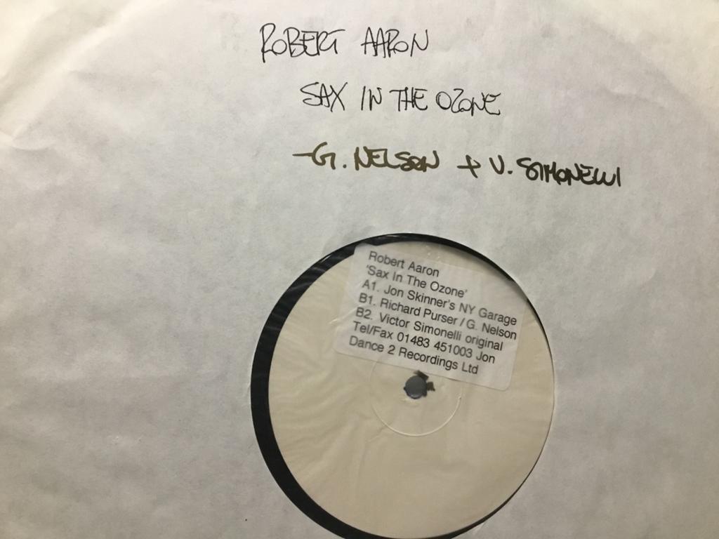 Robert Aaron. Sax In The Ozone. White Label., Cd's en Dvd's, Vinyl | Dance en House, Ophalen of Verzenden, Zo goed als nieuw